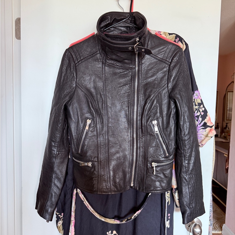 Wilson's Black Leather Jacket